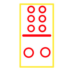 Domino line Game