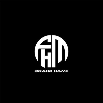 FHM Monogram Logo Design Vector
