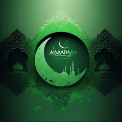 Ramadan Kareem background banner. Islamic Greeting Cards for Muslim Holidays and Ramadan 