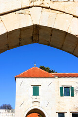 Maskovic Khan, most western historical landmark of civilian Ottoman architecture in Vrana, Croatia.