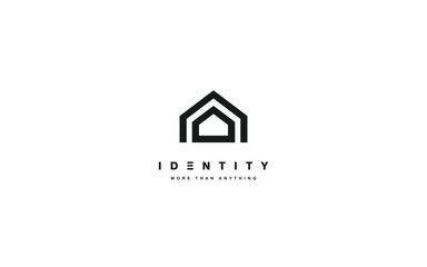 Trendy logo template with modern style.
