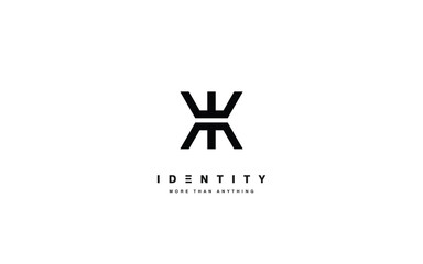 Fototapeta premium Trendy logo template with modern style.