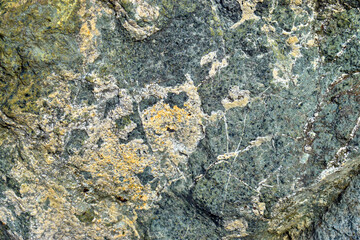 Ophyte, basic volcanic rock associated with Triassic gypsum