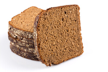sliced of rye bread