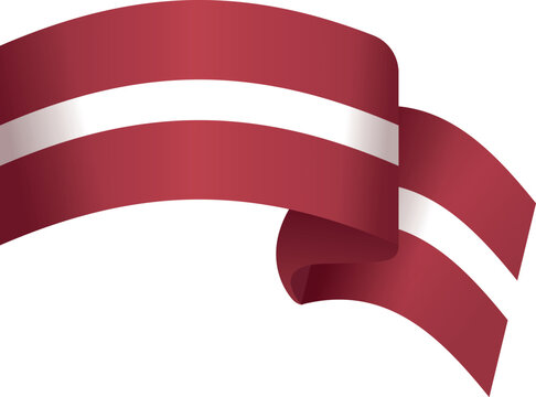 World flag icon cartoon vector. Latvia country. Earth border