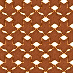 Fototapeta premium Pattern homemade cookie different taste in pastry biscuit