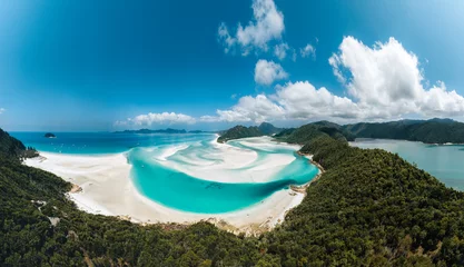 Printed roller blinds Whitehaven Beach, Whitsundays Island, Australia Aerial Drone view of Whitehaven Beach in the Whitsundays, Queensland, Australia