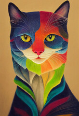 Rainbow cat