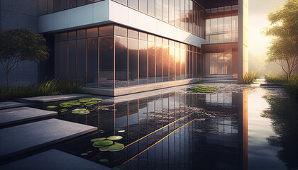 building in the city generative ai