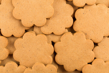 Gingerbread star cookies