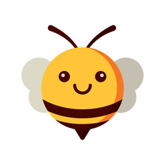 cute bee illustration