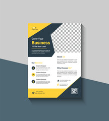 Modern and Simple Business Flyer Template Design