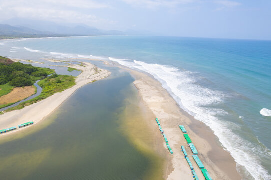 Buritaca beach in Santa Marta Colombia