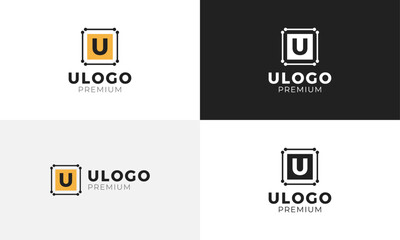 Letter U logo Template
