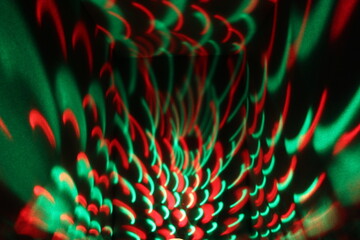 Lichtspiel Rot und Gr&uuml;n