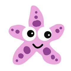 starfish cartoon drawing