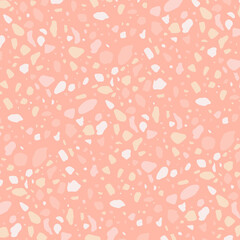 Vector terrazzo texture. Colourful Modern surface abstract pattern. Granite color background.
