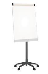 Whiteboard flip chart. vector illustration