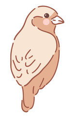 Cartoon Cute Bird Kawaii svg