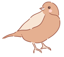 Cartoon Cute Bird Kawaii svg