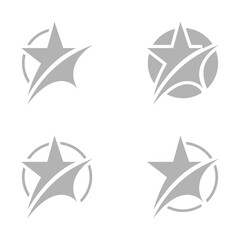 star icon on a white background, vector illustration