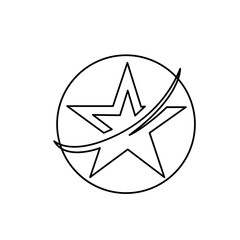 star icon on a white background, vector illustration