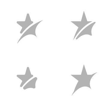 star icon on a white background, vector illustration