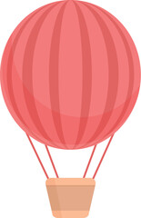 Air balloon icon cartoon vector. Gender party. Child happy