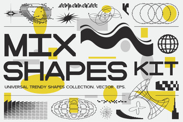 Vector Strange Extraordinary Graphic Assets composition