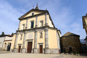 Fototapeta na wymiar Sant Eufemia church at Oggiono, Italy