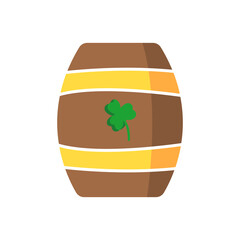 barrel icon on a white background, vector illustration