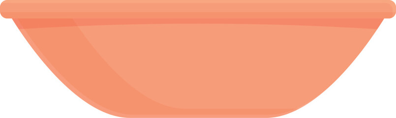 Plate icon cartoon vector. Kitchen utensil. Dinner cup