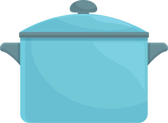 Saucepan icon cartoon vector. Cooking pot. Home dinner