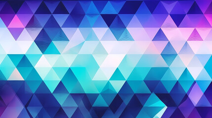 Fototapeta premium Abstract geometric background with blue pink and purple triangle shape