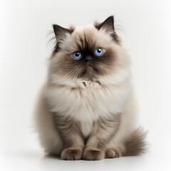 Fototapeta premium Himalayan cat. Generative AI.