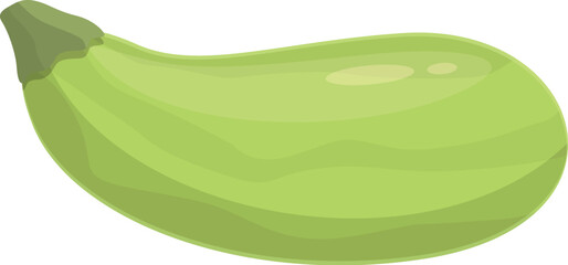 Green food icon cartoon vector. Vegetable zucchini. Healthy plant