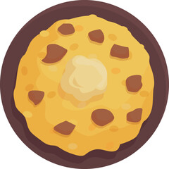 Pilaf dinner icon cartoon vector. Dish food. Cuisine meal