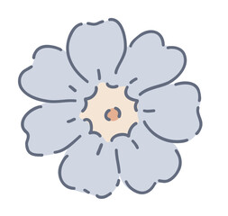 Kawaii Flower Cute Botanical Leaf Wildflower