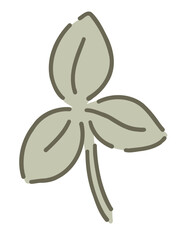 Kawaii Flower Cute Botanical Leaf Wildflower