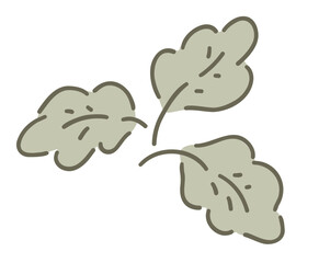 Kawaii Flower Cute Botanical Leaf Wildflower