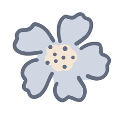 Kawaii Flower Cute Botanical Leaf Wildflower