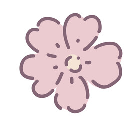 Kawaii Flower Cute Botanical Leaf Wildflower