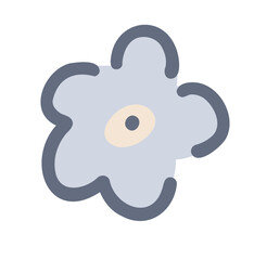 Kawaii Flower Cute Botanical Leaf Wildflower