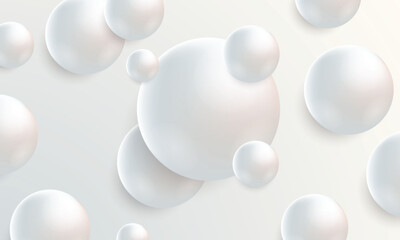 Shiny 3d white sphere of balls background. Silver texture gradient collection. Shiny and metal steel gradient template for chrome border, silver frame, ribbon or label design