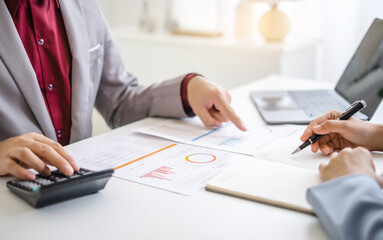 businessman reading documents at meeting, business partner considering contract terms before signing checking legal contract law conditions