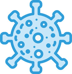 Virus Vector Icon Design Illustration