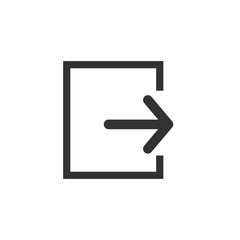 button out outline icon vectors - eps10