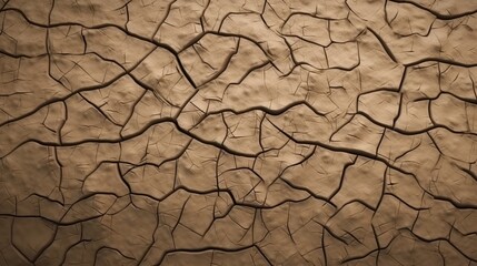 Seamless broken cracks background texture, dry desert backdrop