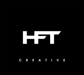 Obraz premium HFT Letter Initial Logo Design Template Vector Illustration