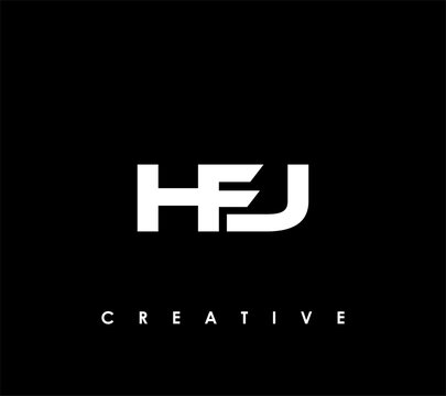 HFJ Letter Initial Logo Design Template Vector Illustration